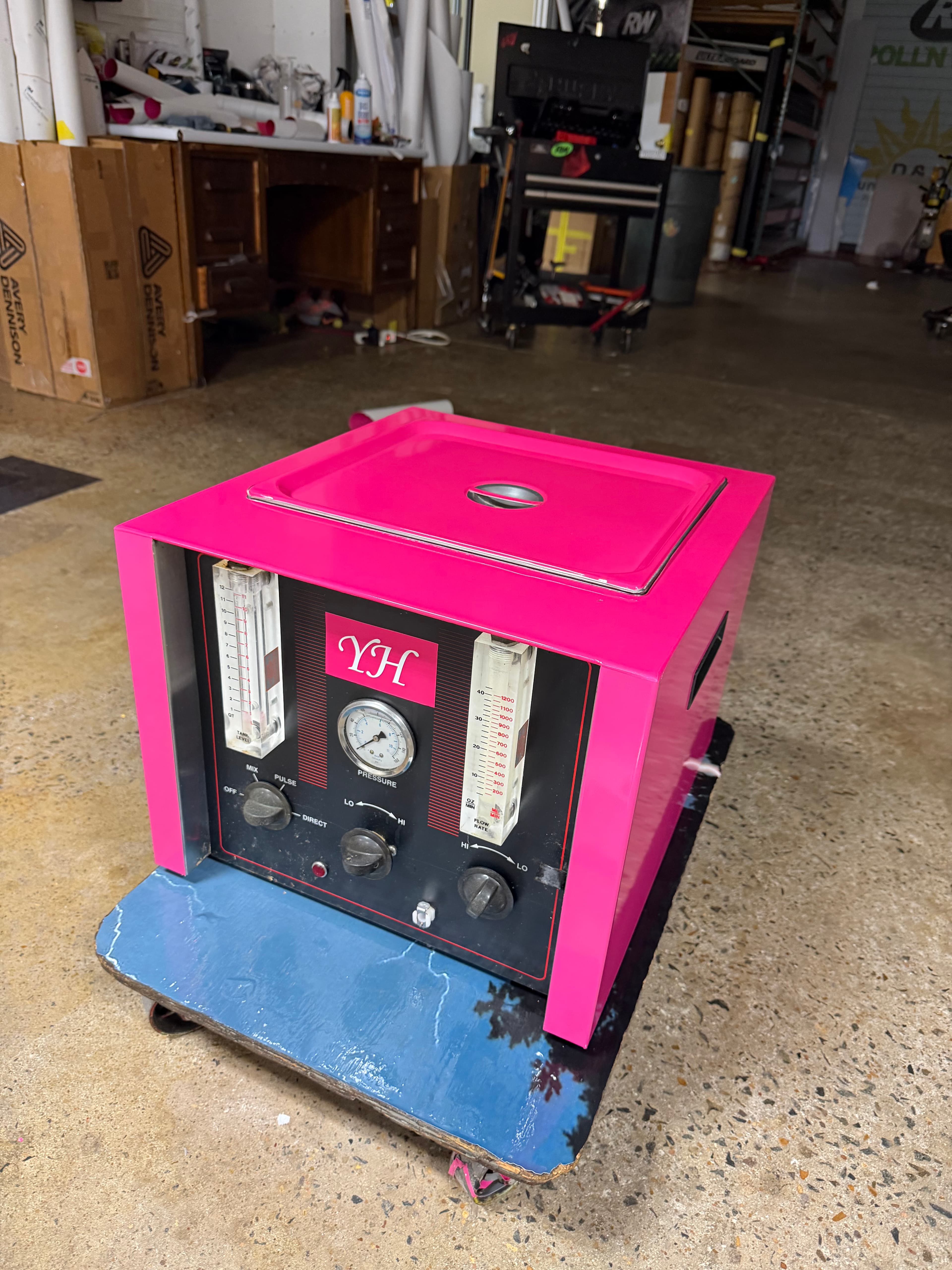 Embalming Machine — Custom Pink Wrap